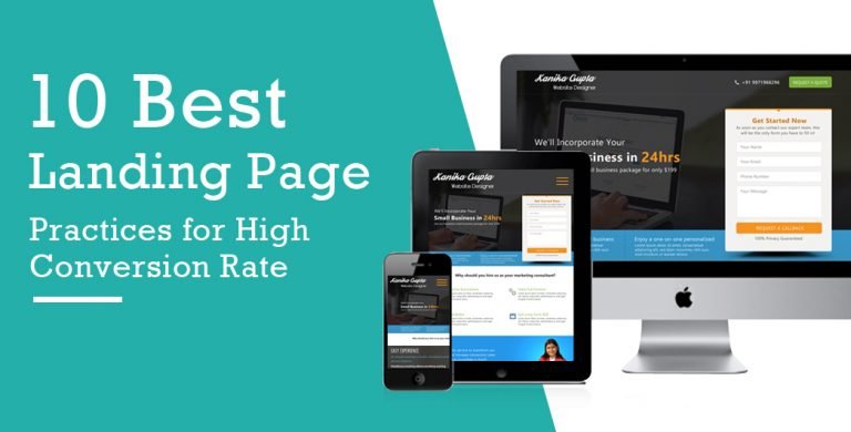 10 Best Landing Page Practices for High Conversion Rate