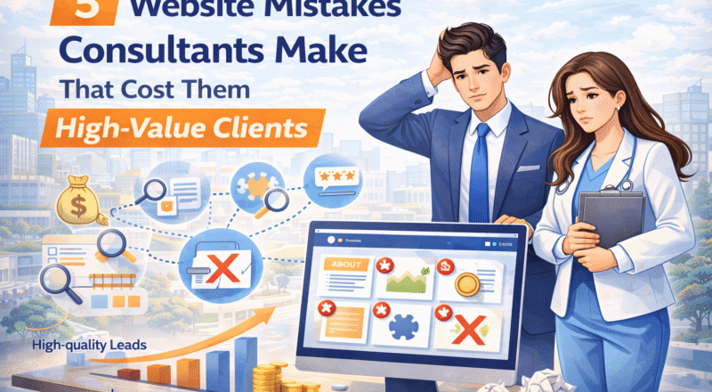 Why Consultant Website Design Fails to Attract High-Value Clients