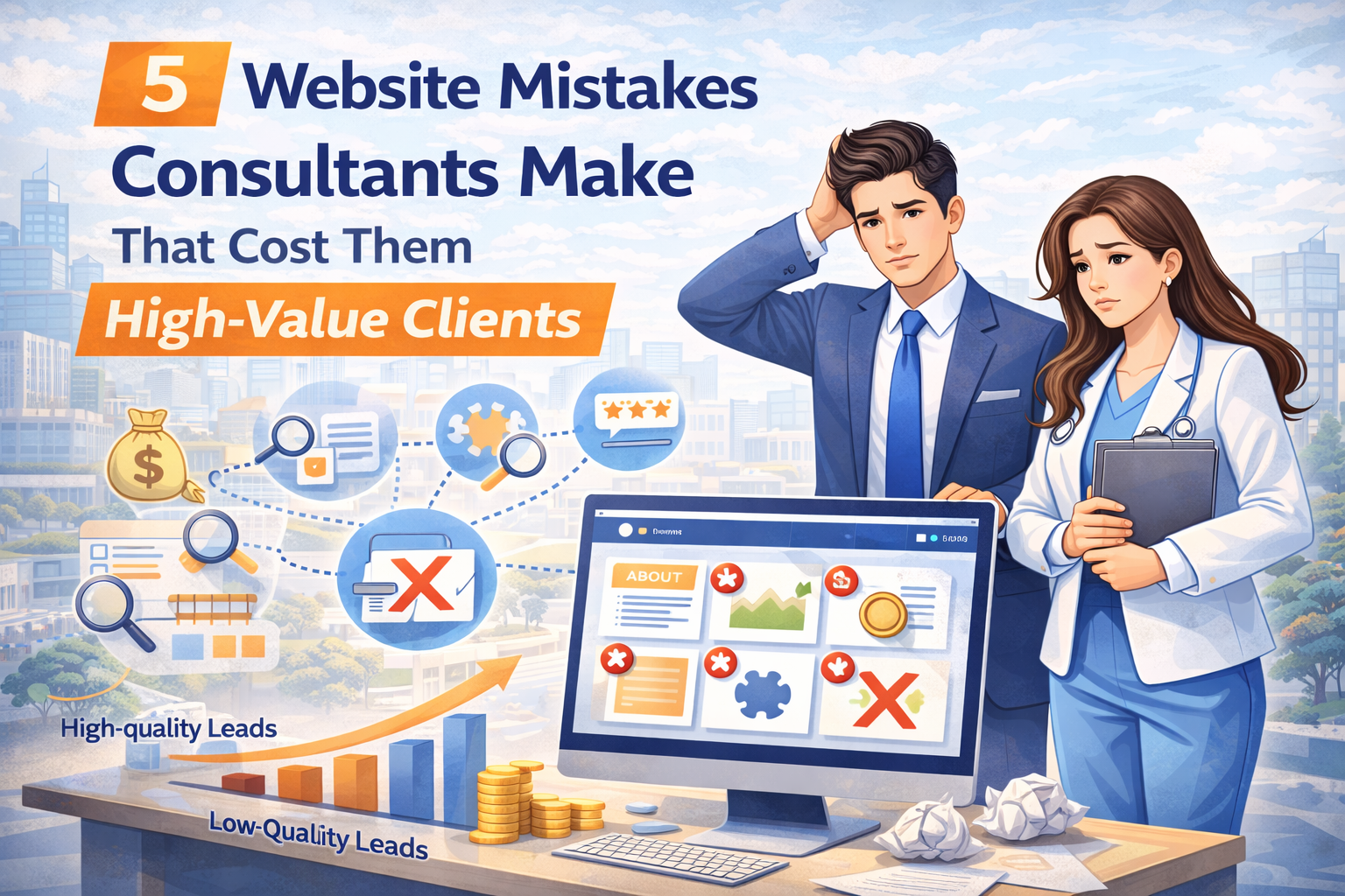 Why Consultant Website Design Fails to Attract High-Value Clients