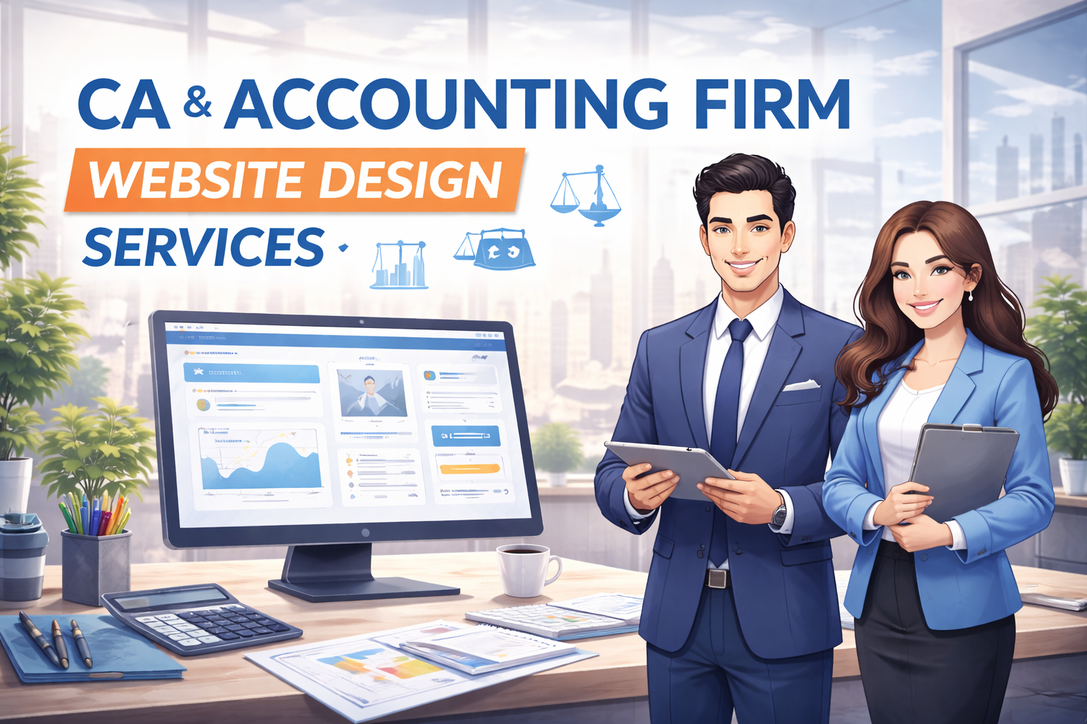 CA and accounting firm website design services