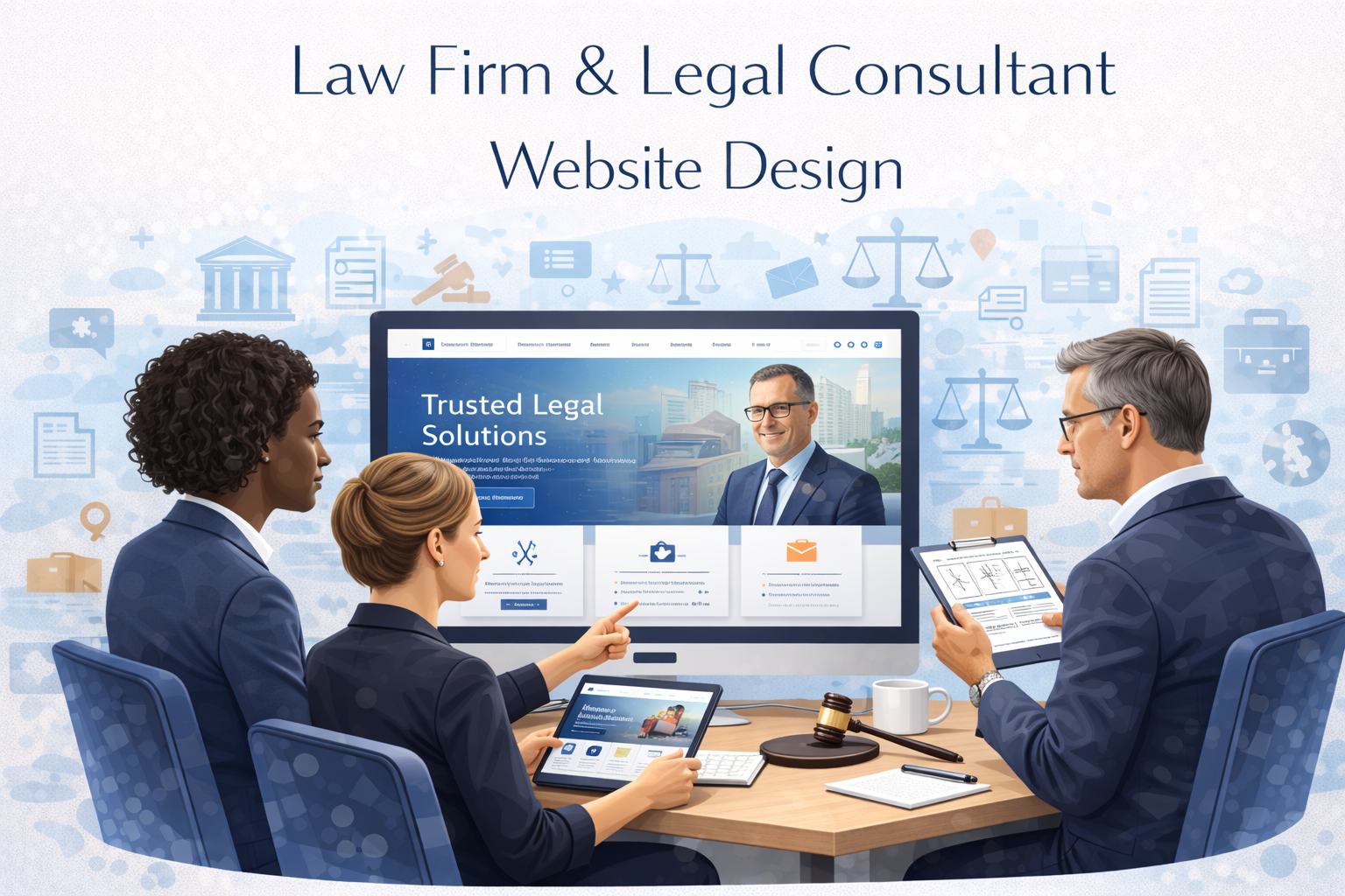 Professional website design for law firms and legal consultants