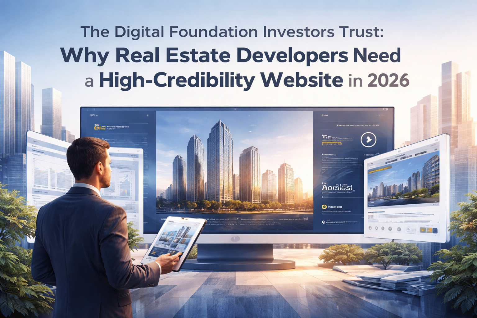 Why Real Estate Developers Need a High-Trust Website in 2026