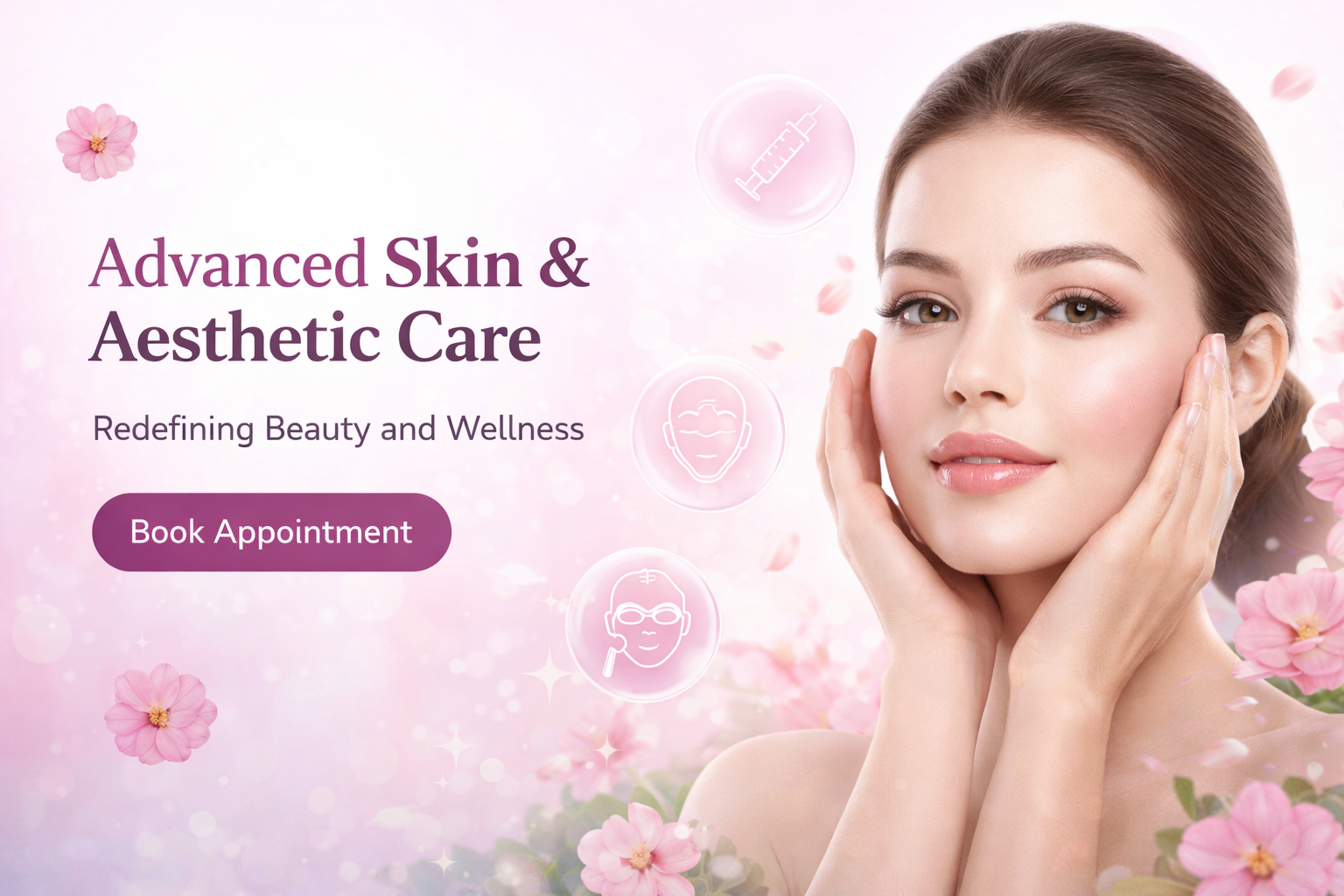 Skin and aesthetic clinic website design services