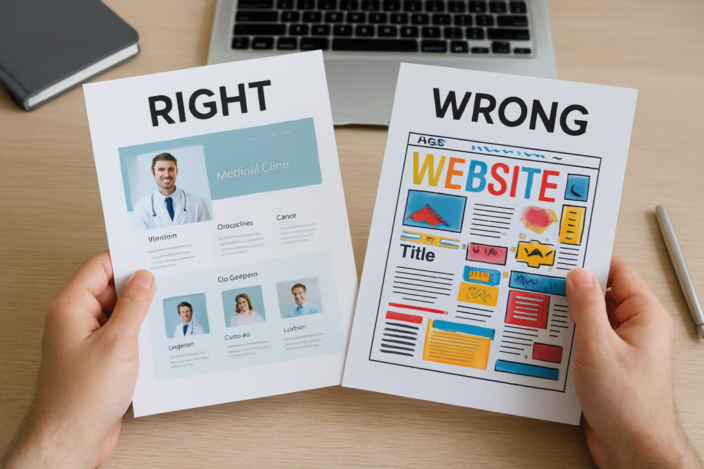 Clinic website design