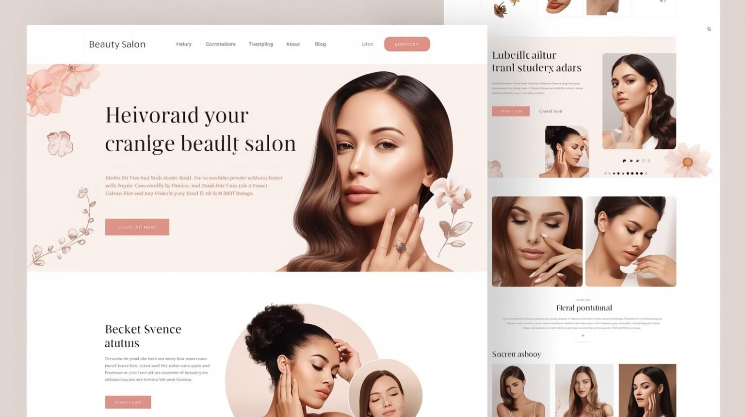 Salon Website Design Services | Kanika