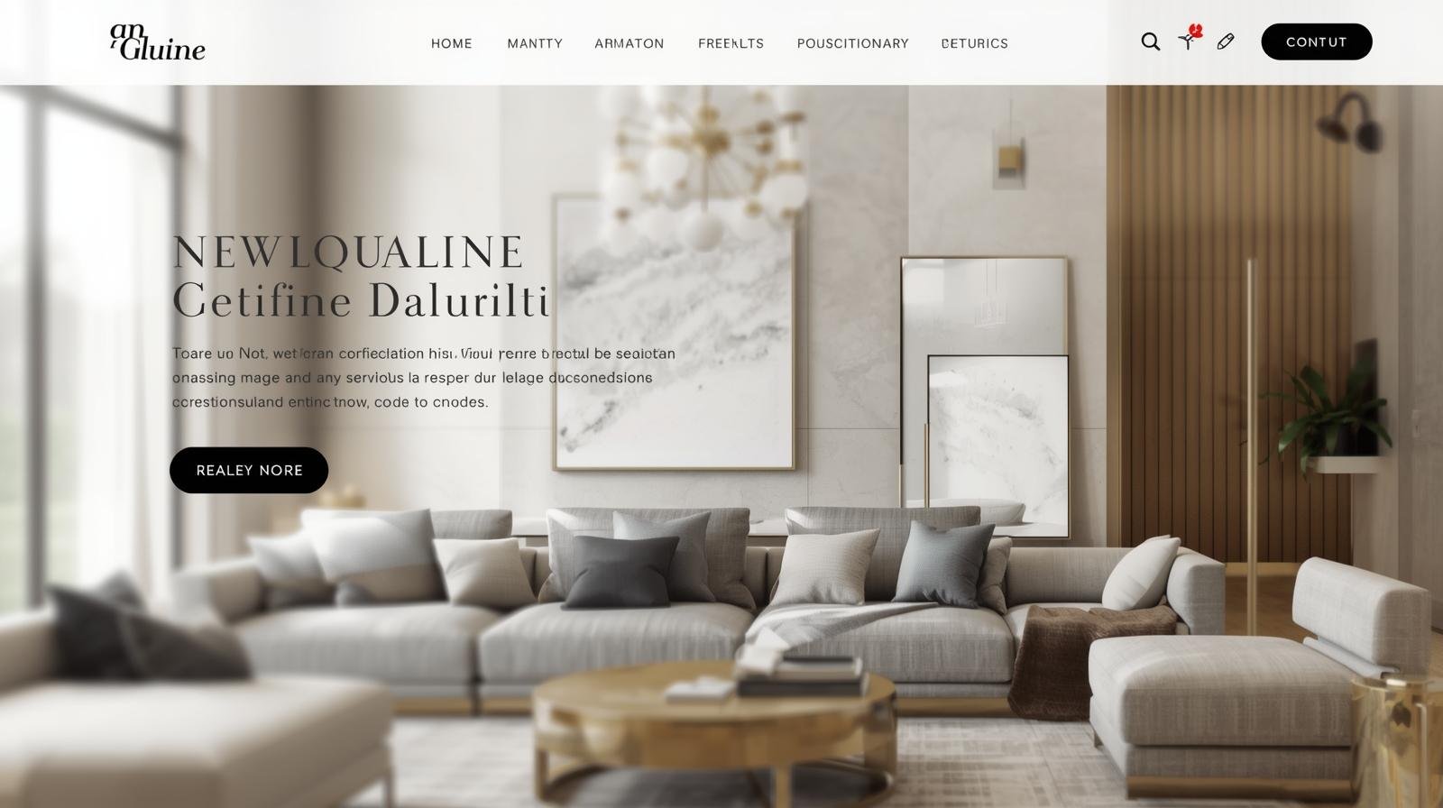Interior designer website design services