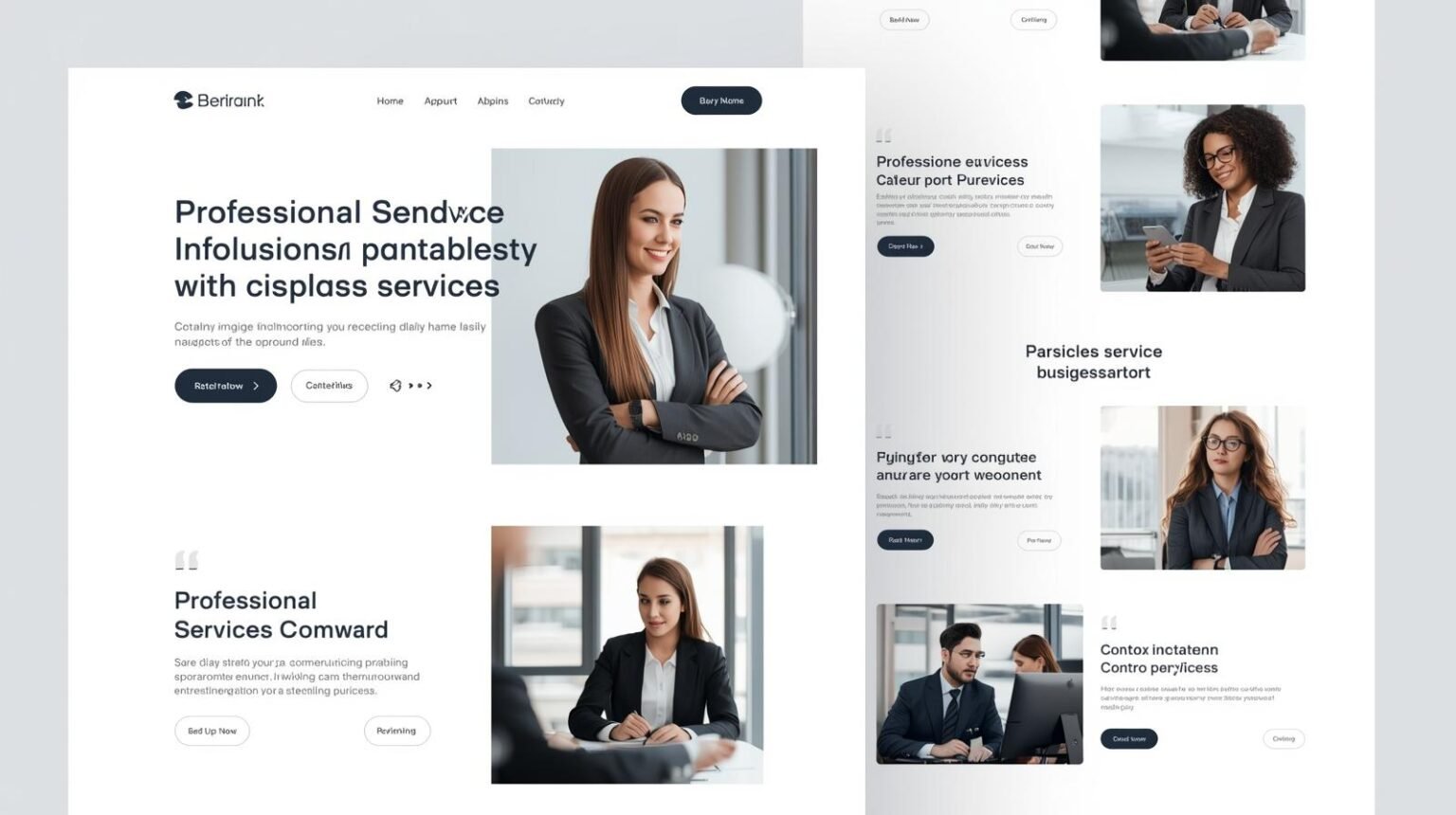 Professional Services Website Design Services | Kanika