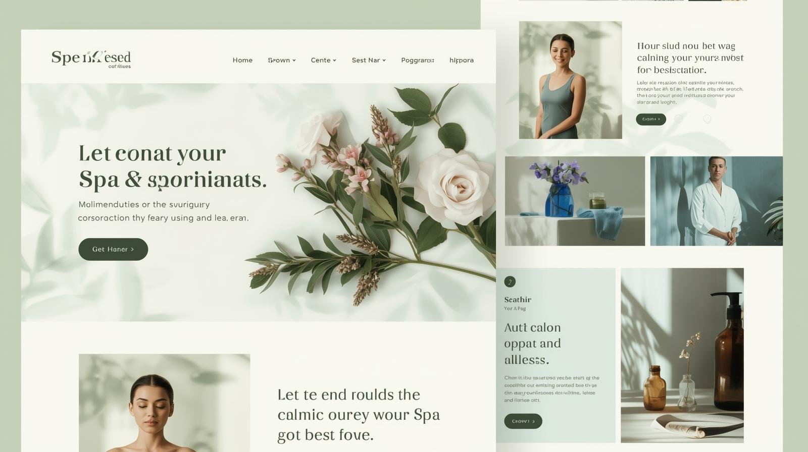 Spa and wellness website design services