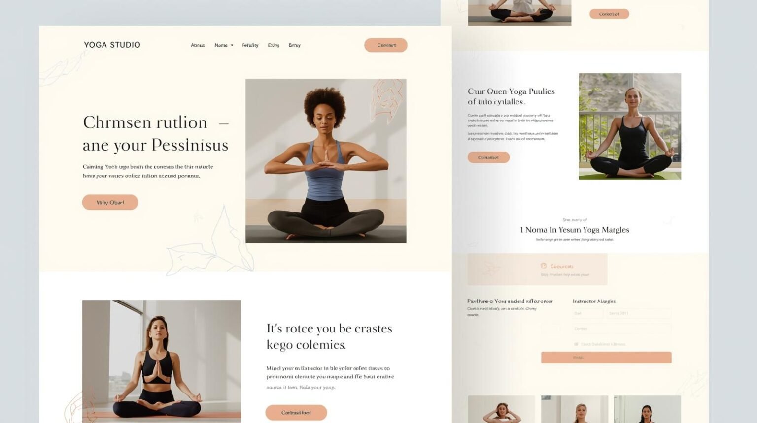 Yoga Studio Website Design Services | Kanika