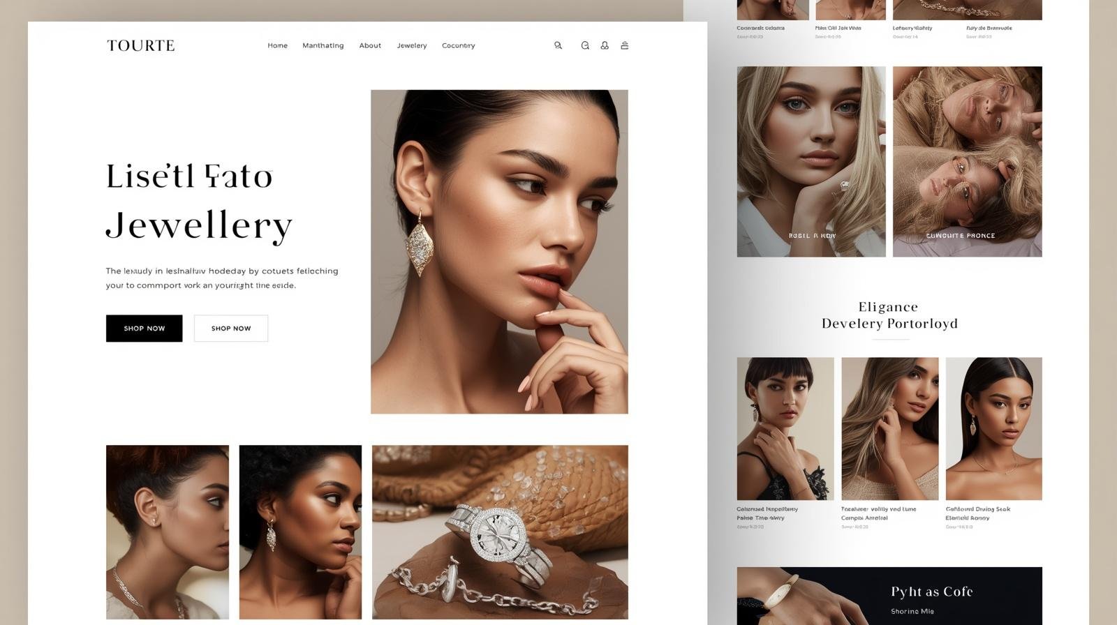 Jewellery e-commerce website design services