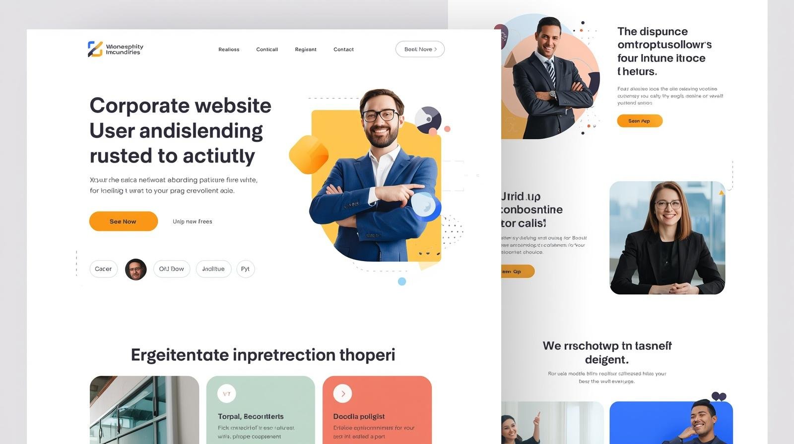 Corporate Website UX for Consulting Firms