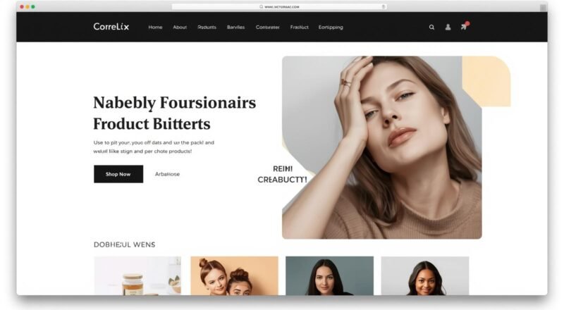 Ecommerce Homepage design
