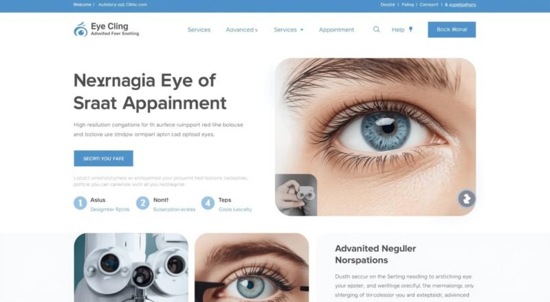 Eye Clinic Website design