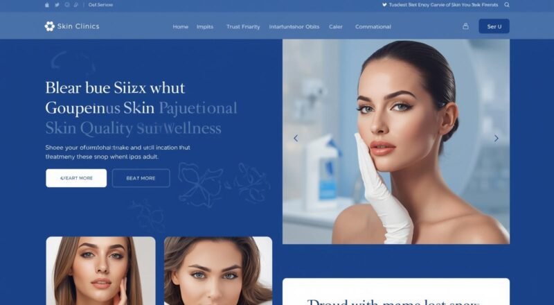How Premium Skin Clinics Use Website Design to Attract High-Paying Clients and Increase Bookings
