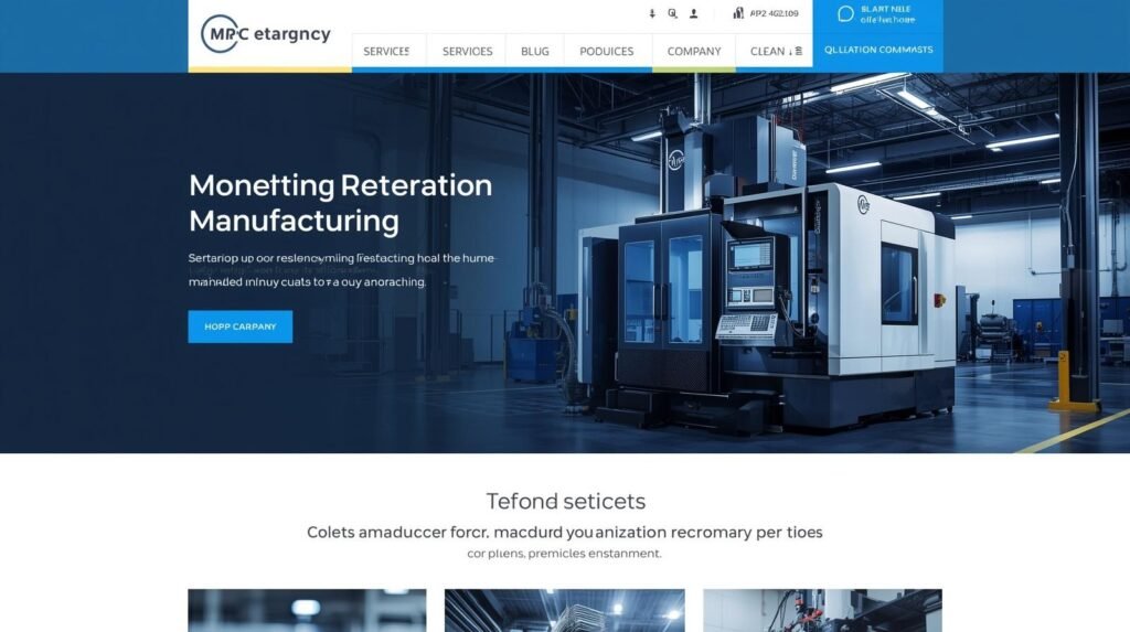 website design for manufacturers

