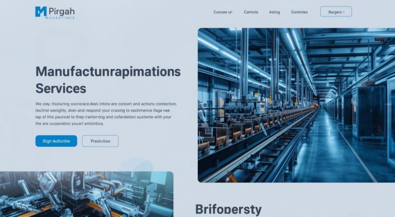 Why Manufacturing Companies Need Industry-Specific Website Design to Generate More Enquiries