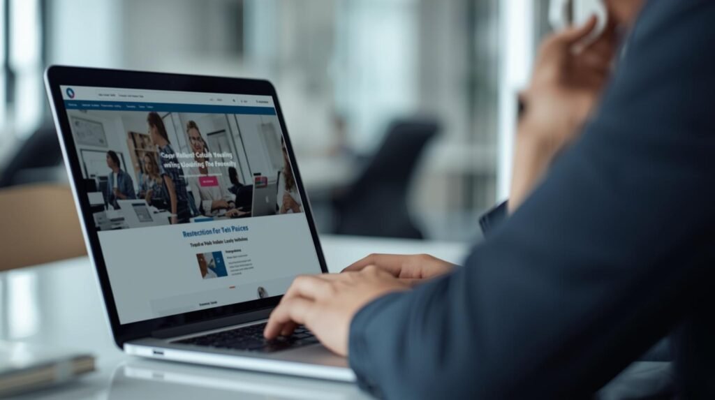 consulting website UX for better conversions