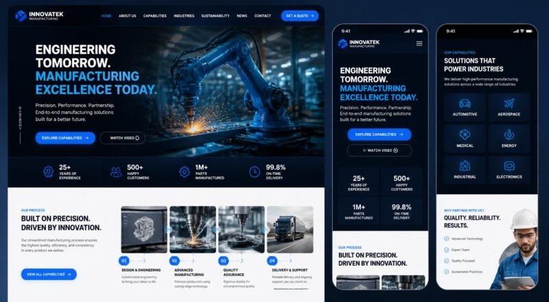 How Procurement Teams Use ChatGPT & AI Search to Shortlist Suppliers Manufacturing Company Website Design Guide for 2026