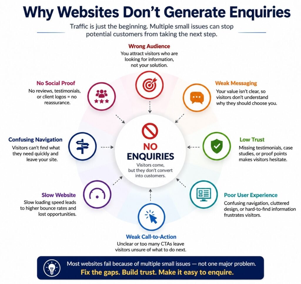 No Enquiries Website Conversion Gaps