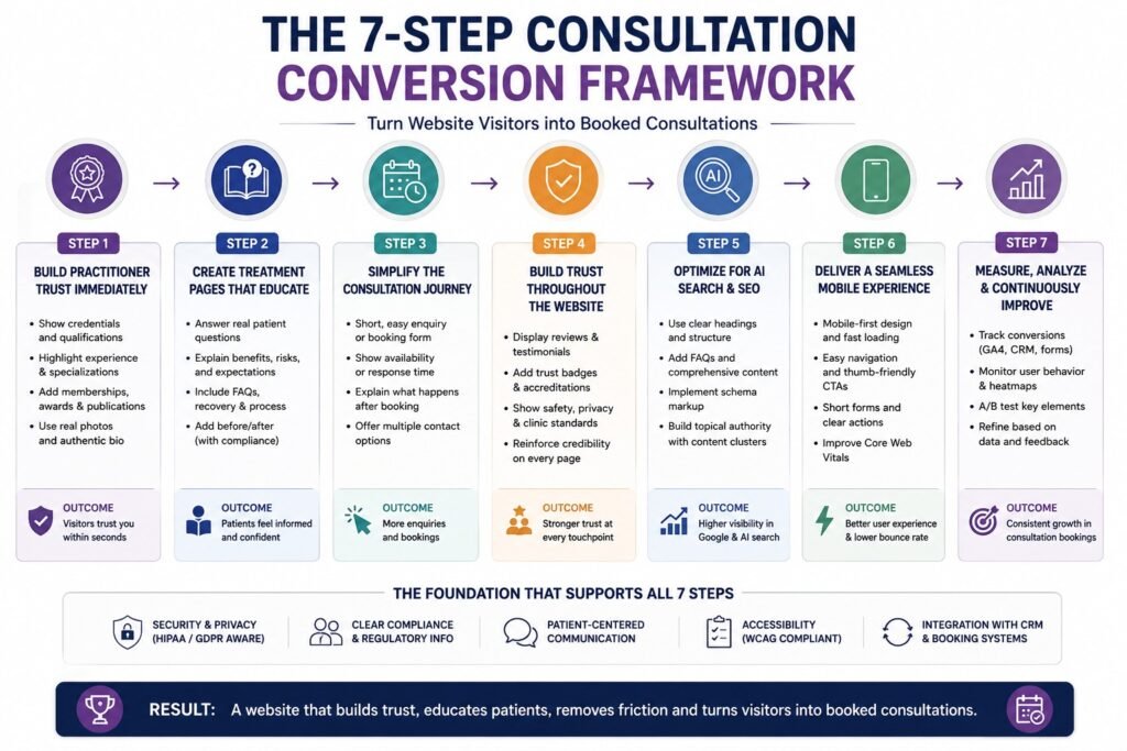 The 7-Step Consultation Conversion Framework We Use-infographic
