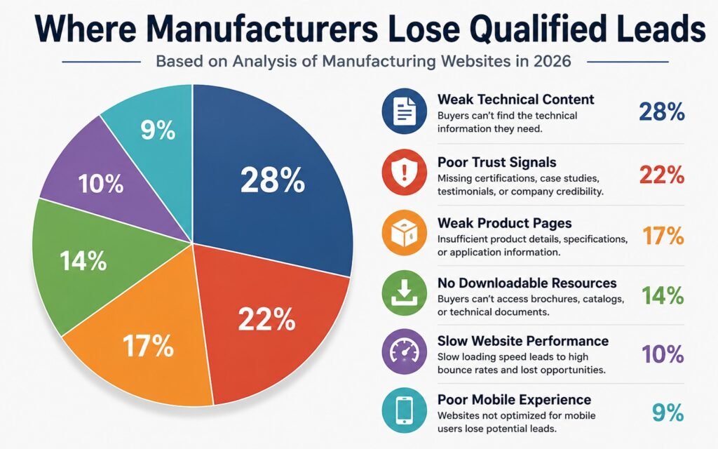 Where Manufacturers Lose Qualified Leads-infographic