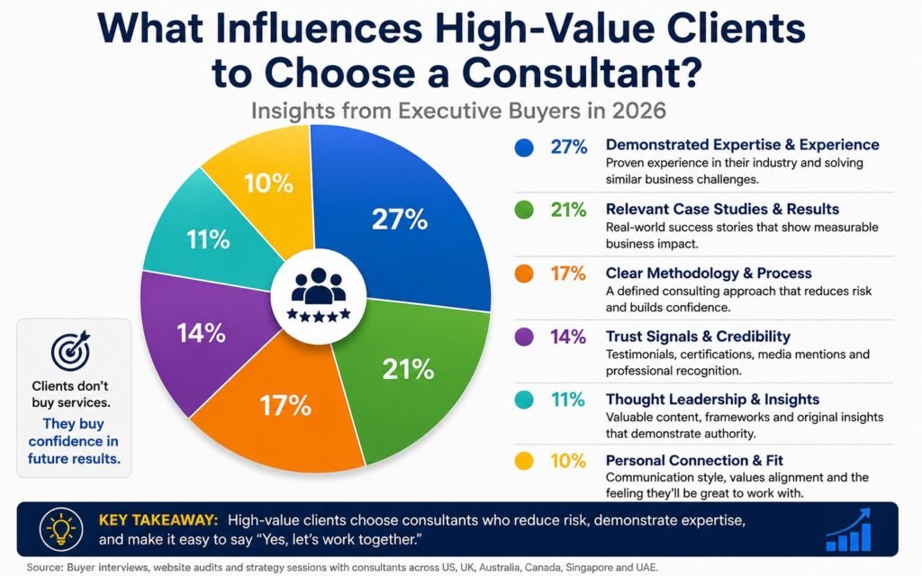 what influences high value clients to choose consultant