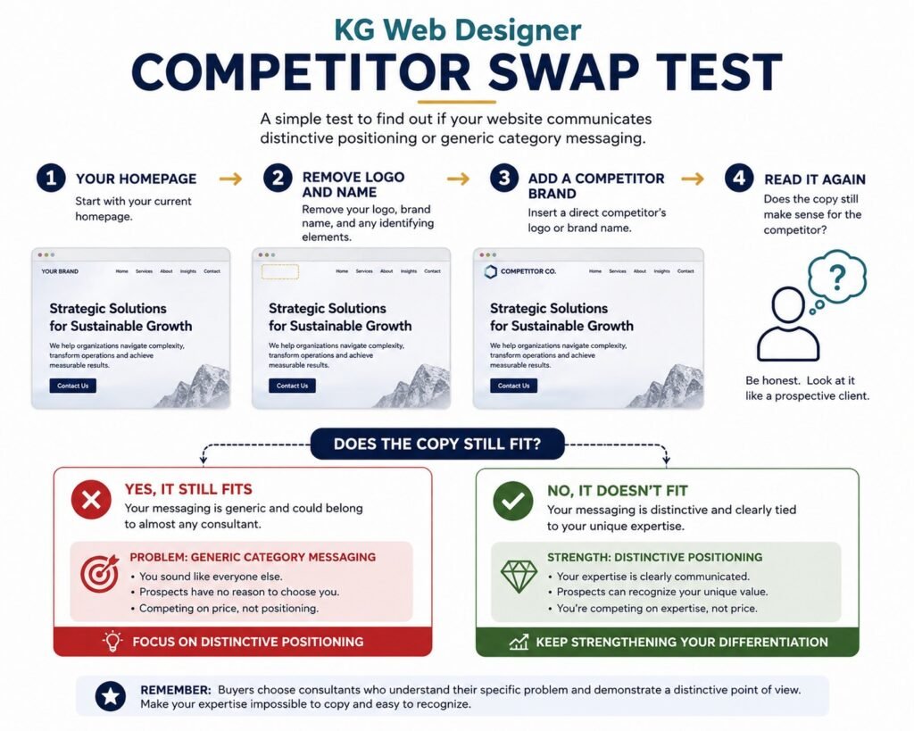 Competitor Swap Test Infographic