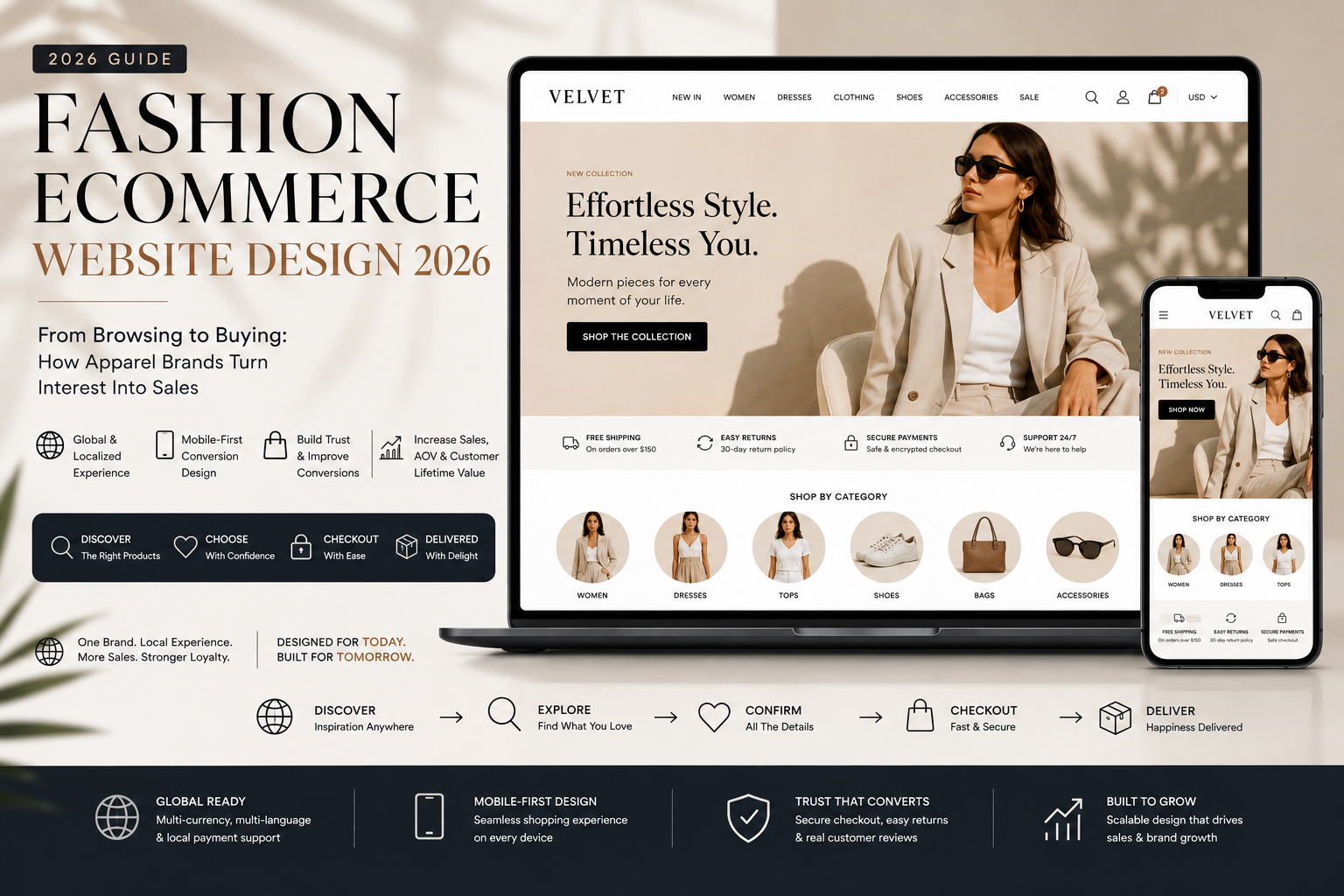 Fashion Ecommerce & Clothing Store Website Design How Apparel Brands Increase Online Sales in 2026
