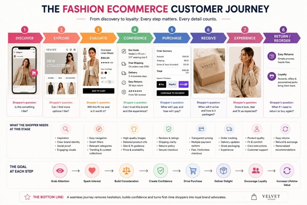 Fashion Ecommerce Customer Journey
