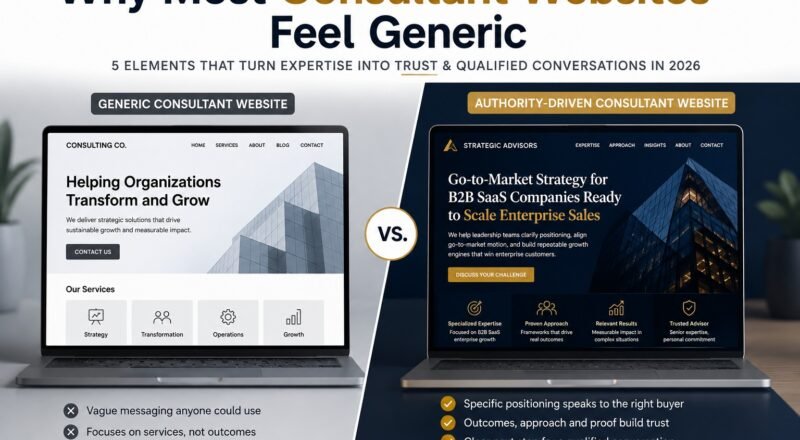Generic vs Authority-Driven Consultant Websites