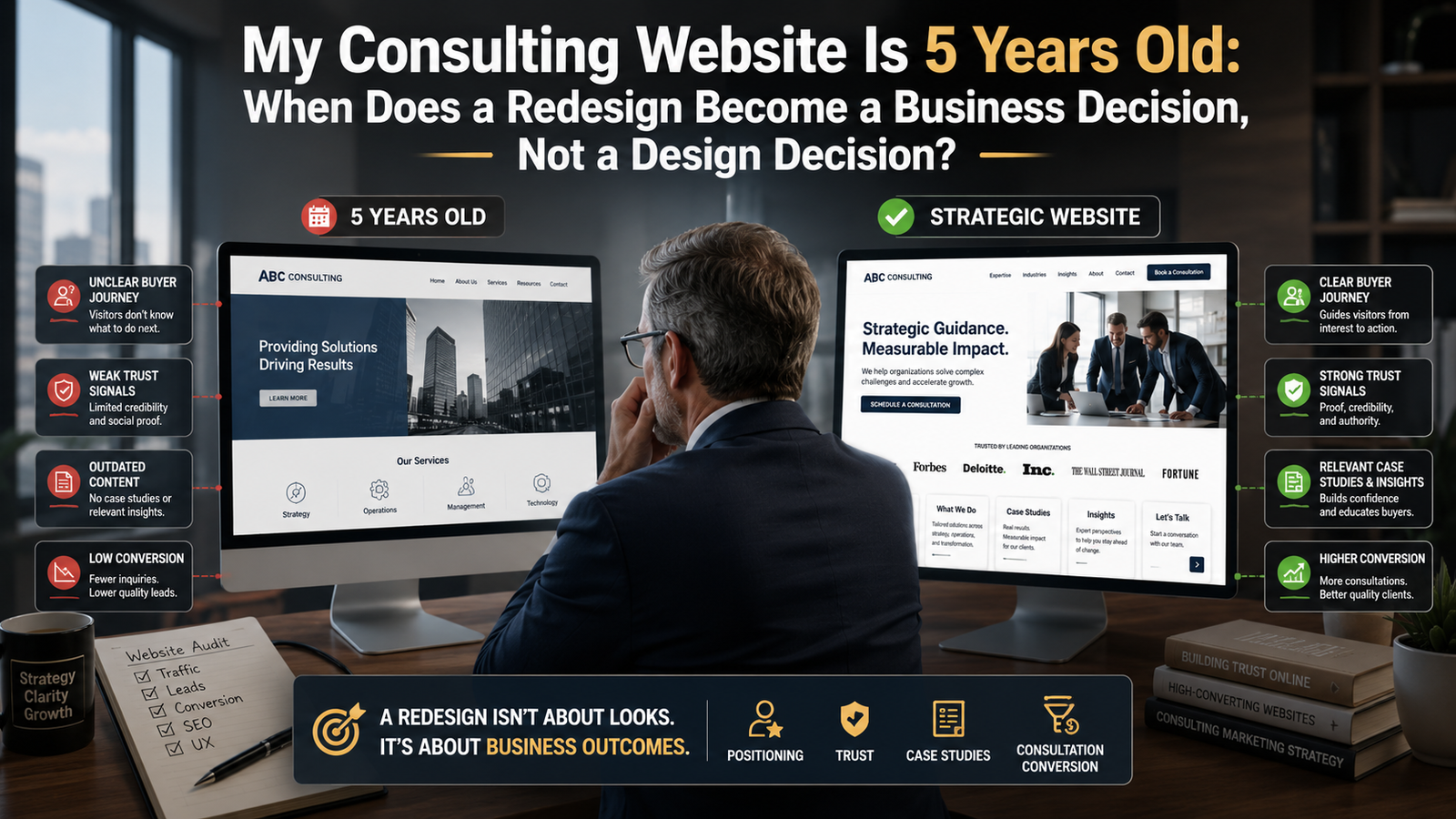 My Consulting Website Is 5 Years Old When Does a Redesign Become a Business Decision, Not a Design Decision