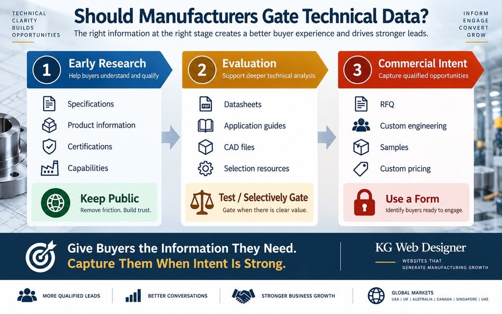 Should Manufacturers Gate Technical Data infographic