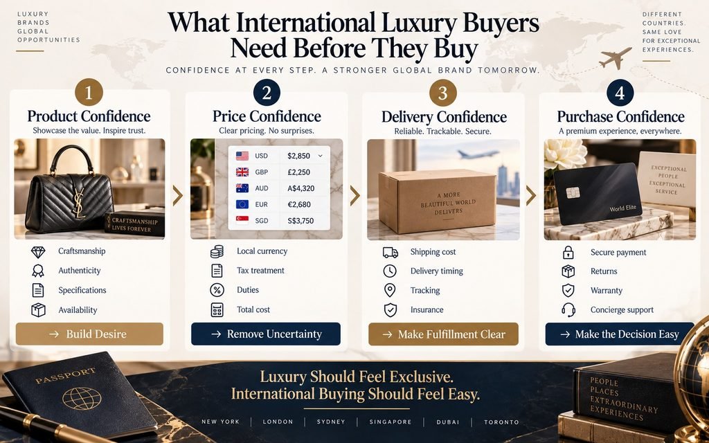 What International Luxury Buyers Need Before They Buy infographic
