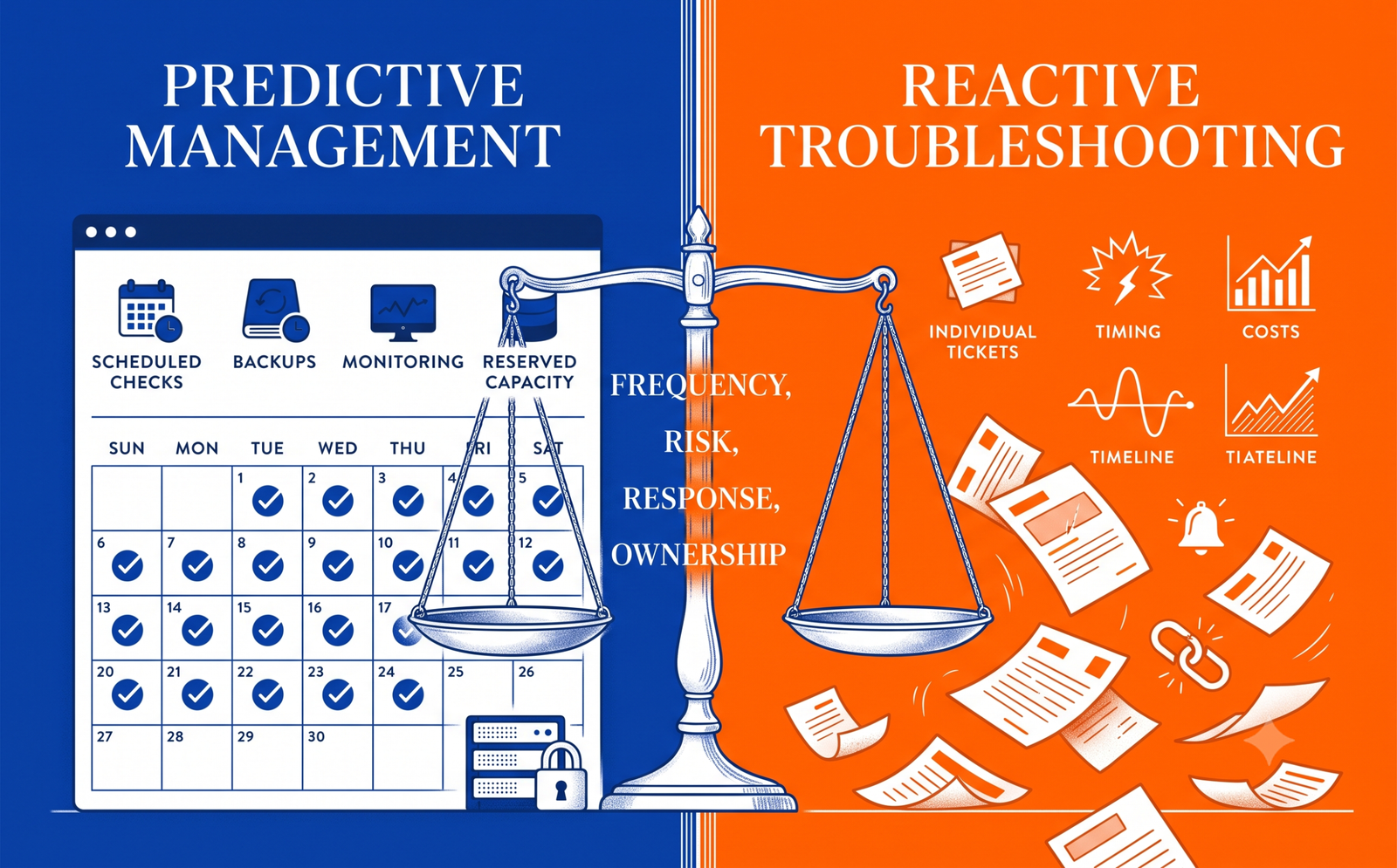 Website maintenance retainer and pay-as-you-go support compared by cost, risk and response time